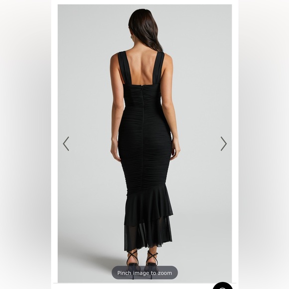 Showpo black bodycon mermaid dress - 6 - - Picture 6 of 6